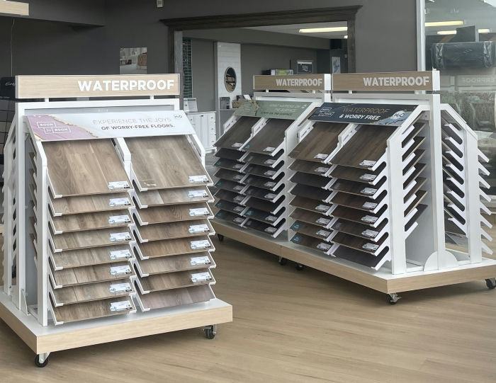 Orillia Showroom of luxury vinyl flooring